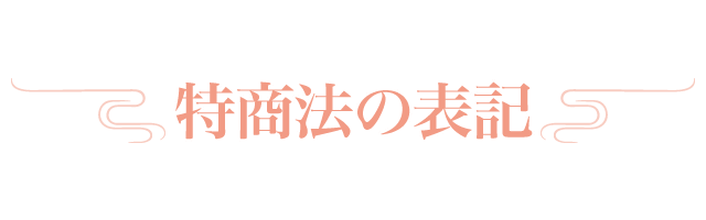 特商法の表記